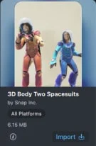 Two Spacesuits