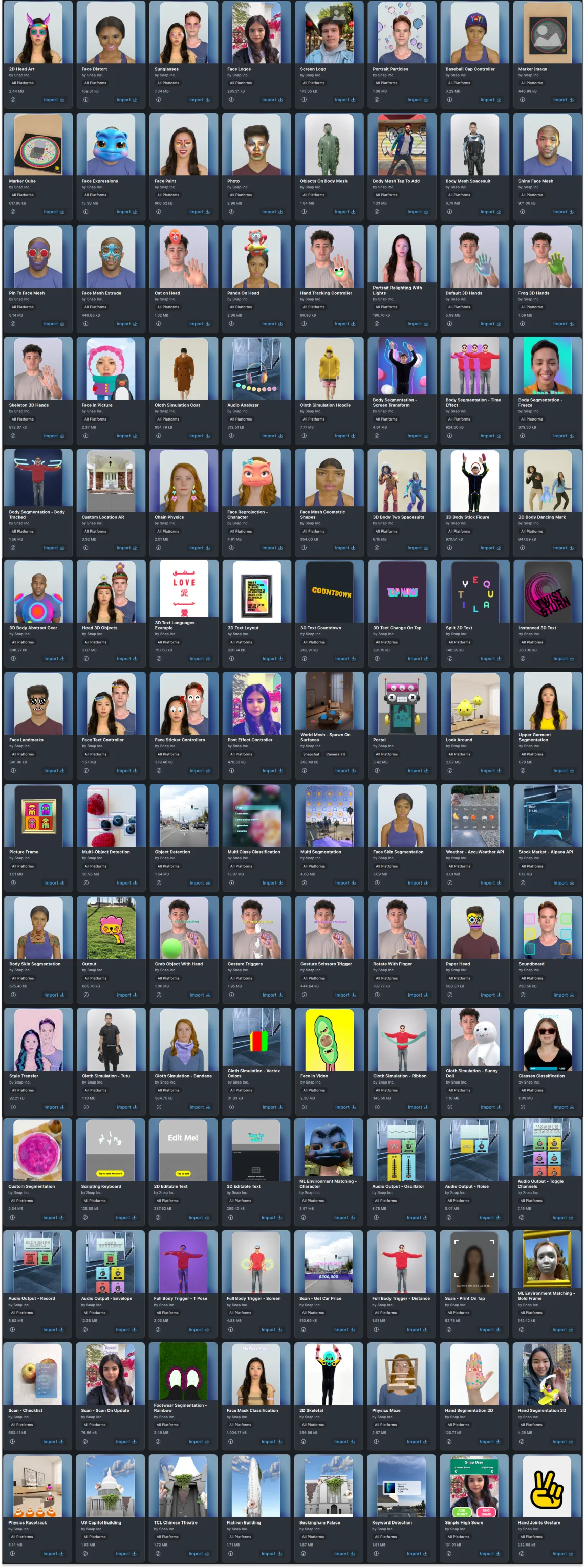 100+ modular Lens Studio assets — the end state of the migration